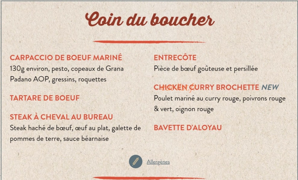Au Bureau — carte page 3