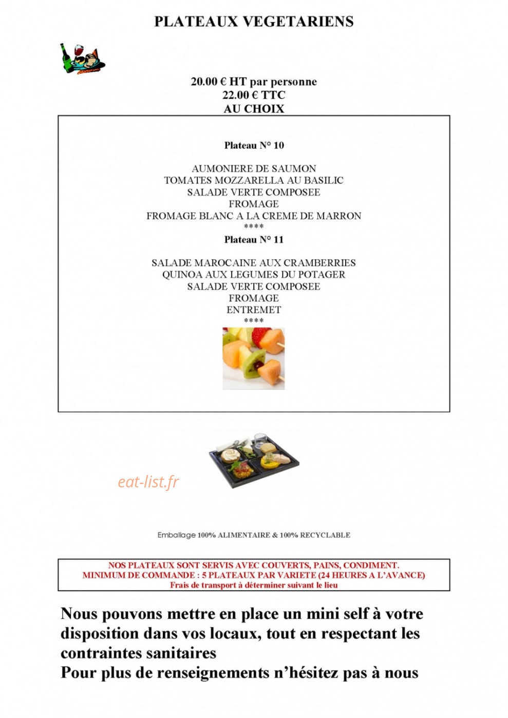 Au Moulin d'Yves — carte page 3