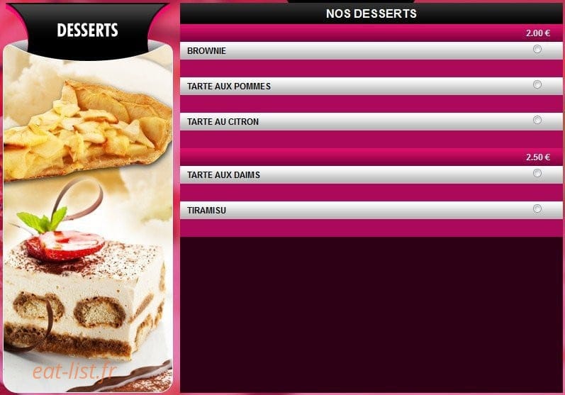 Augusta Pizza — carte page 9