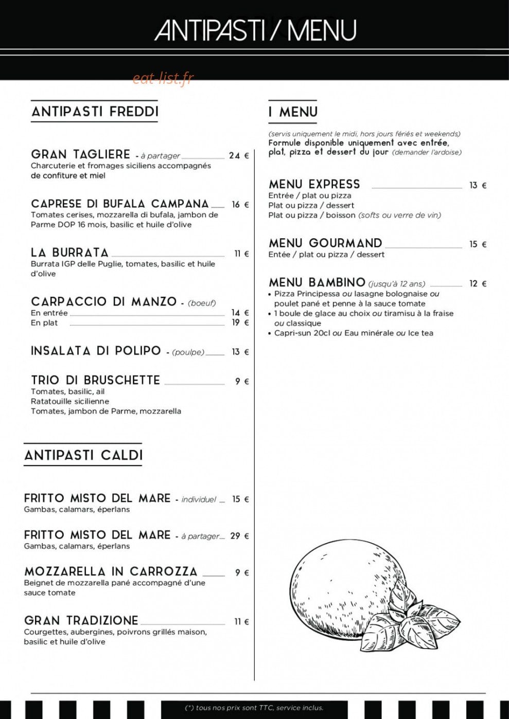 Il Capriccio — carte page 1