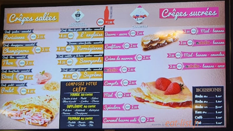 KingChef — carte page 1