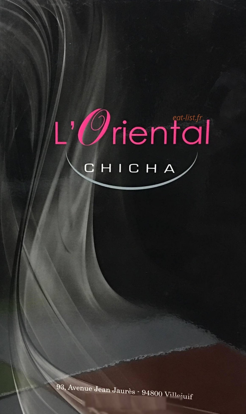 L' oriental — carte page 1