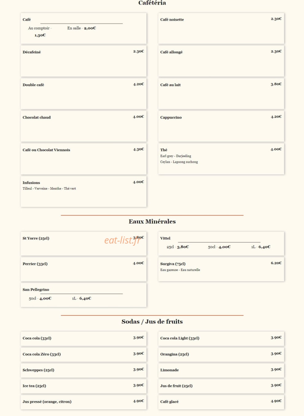 La Rotonde — carte page 4