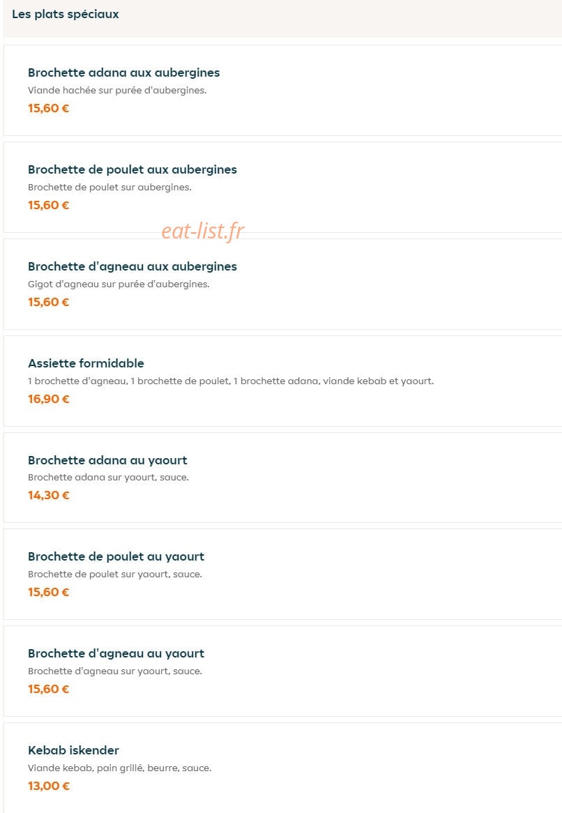 Le Formidable — carte page 2
