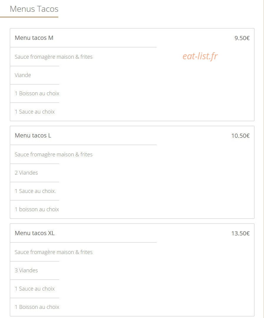 Le Majestic — carte page 2