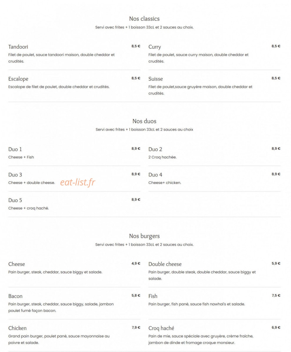 Le Supreme — carte page 2