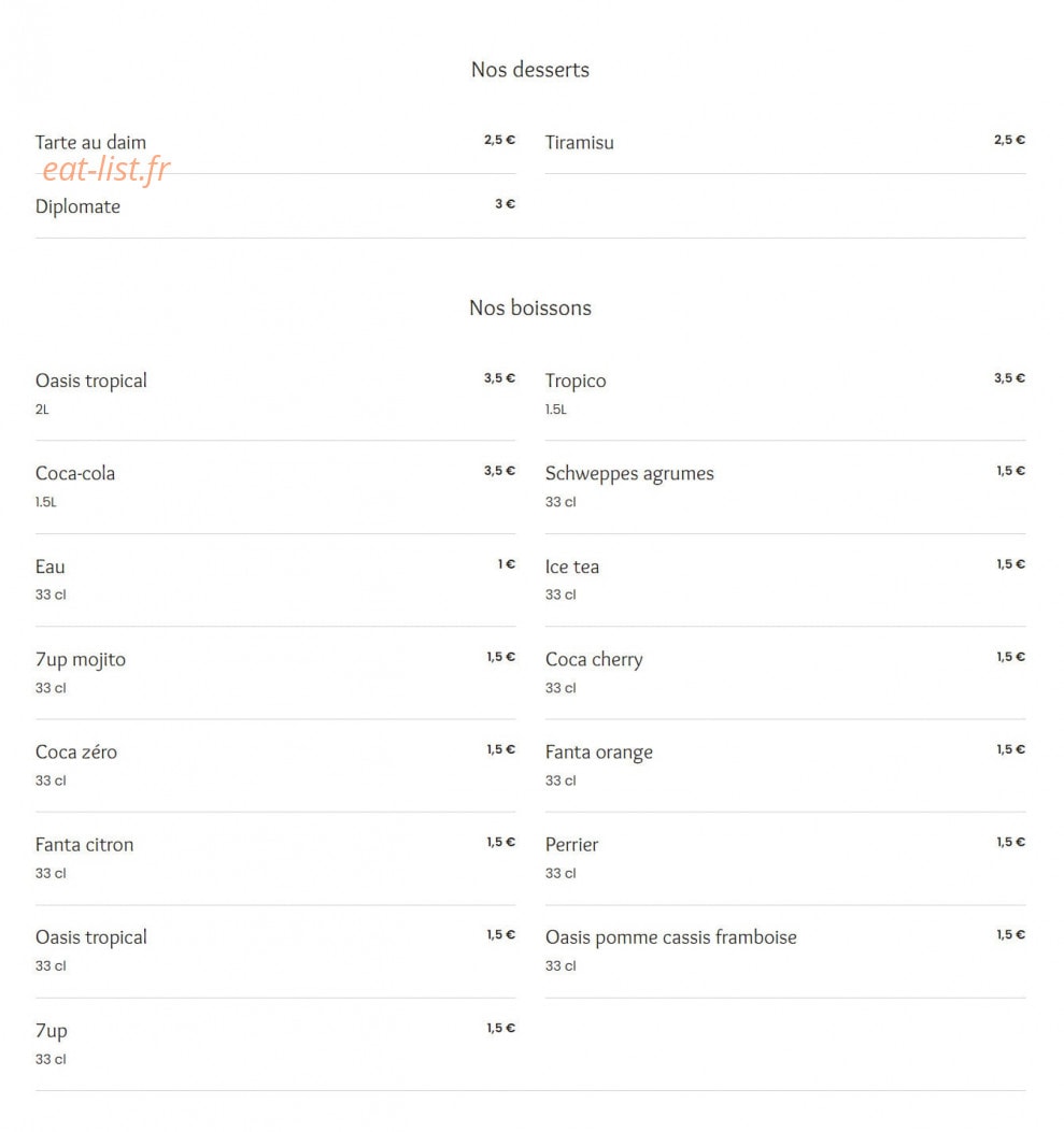 Le Supreme — carte page 3