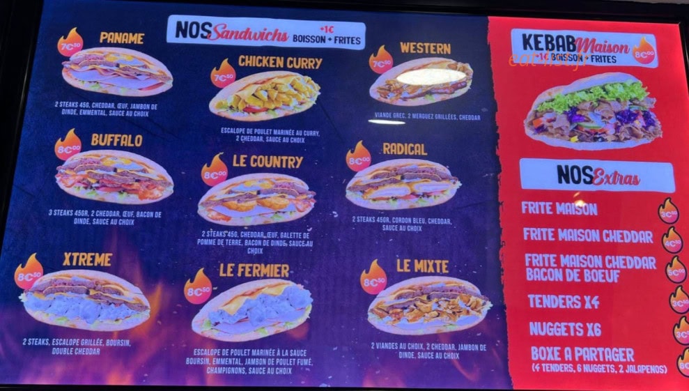 Les Braisés — carte page 1