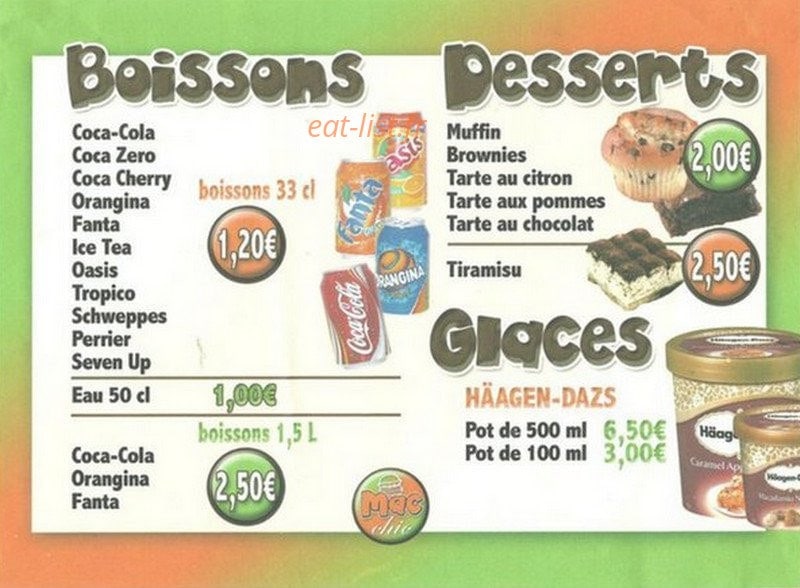 Mac Chic — carte page 8
