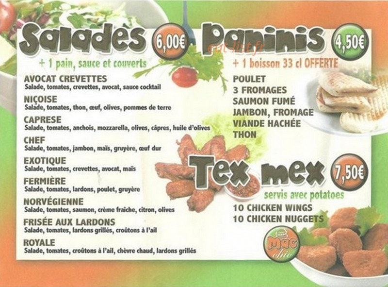 Mac Chic — carte page 3