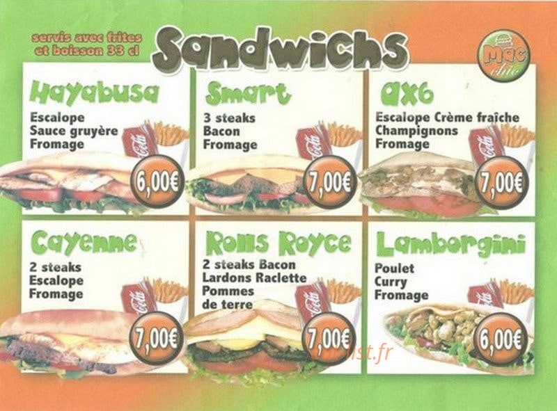 Mac Chic — carte page 6