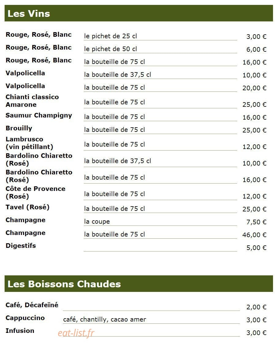 Pastavino — carte page 3