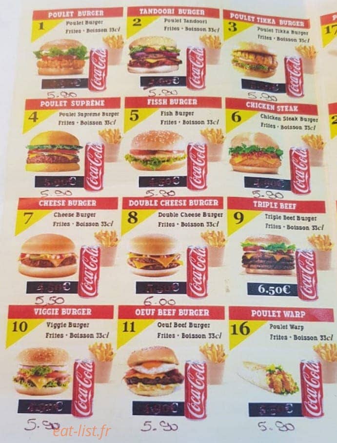 Sr Chicken Food — carte page 2