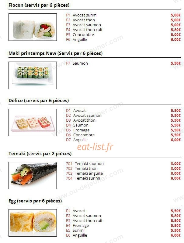 sushikyo94 — carte page 4