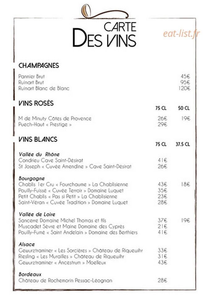 Au fil des Saisons — carte page 3