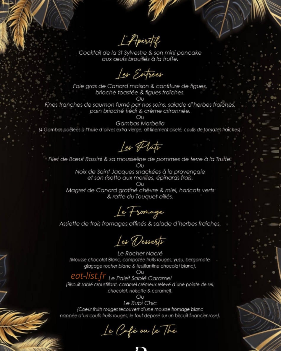 Bahiana Café — carte page 1