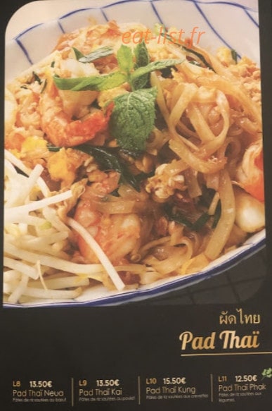 Basilic thai — carte page 7