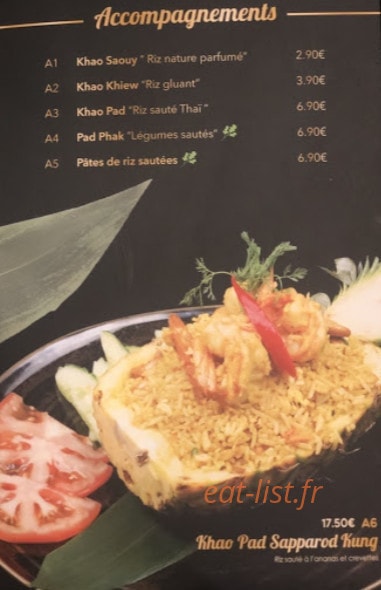 Basilic thai — carte page 5