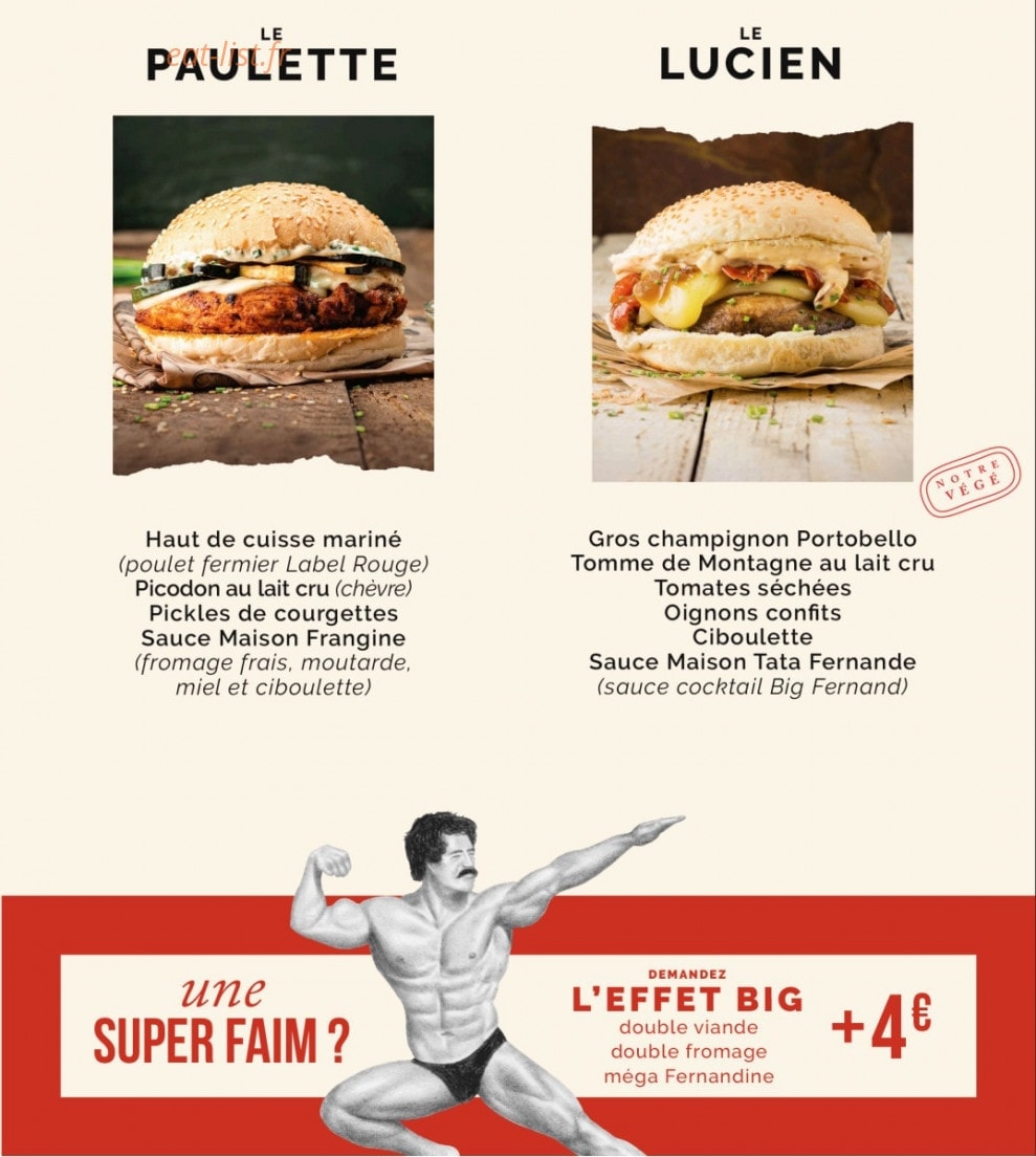 Big Fernand — carte page 2