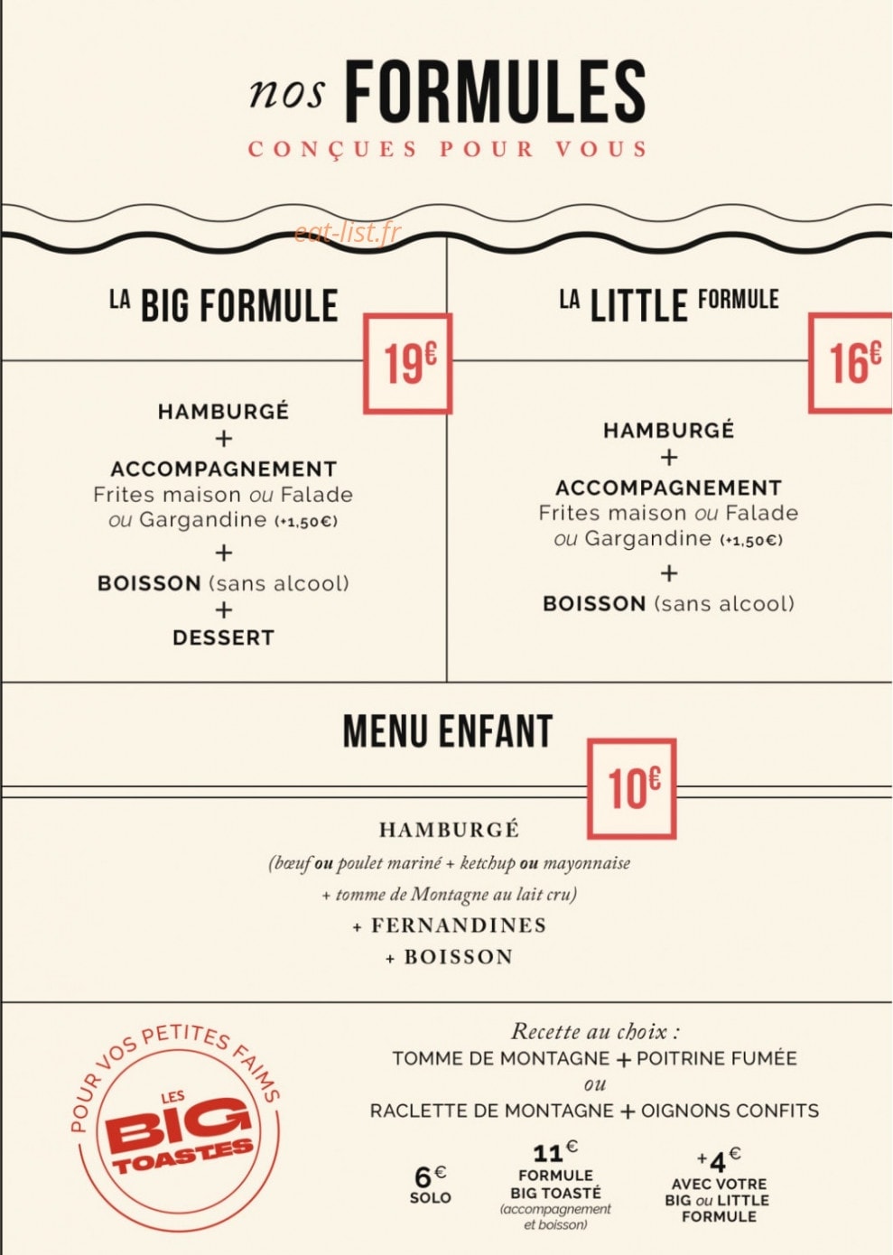 Big Fernand — carte page 3