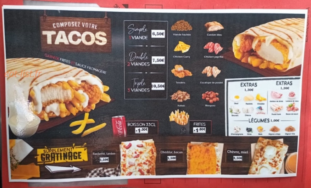 Boyz n the food — carte page 4