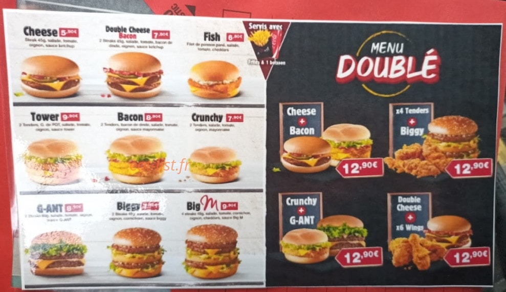 Boyz n the food — carte page 5