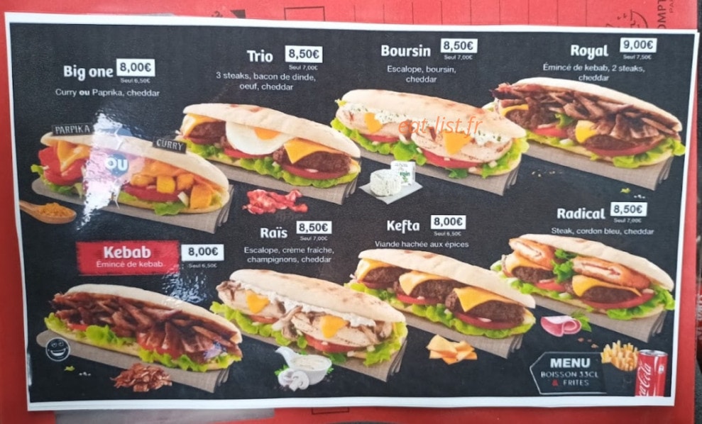 Boyz n the food — carte page 3