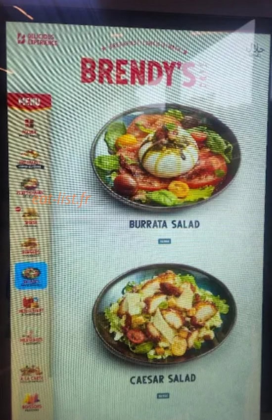 Brendy's Café — carte page 2