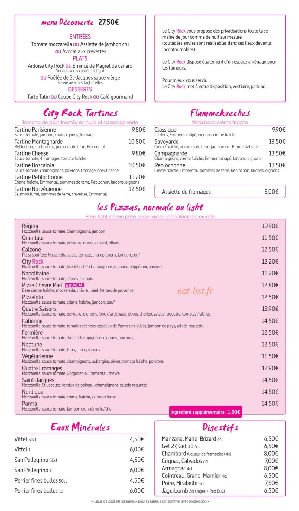 City Rock — carte page 12