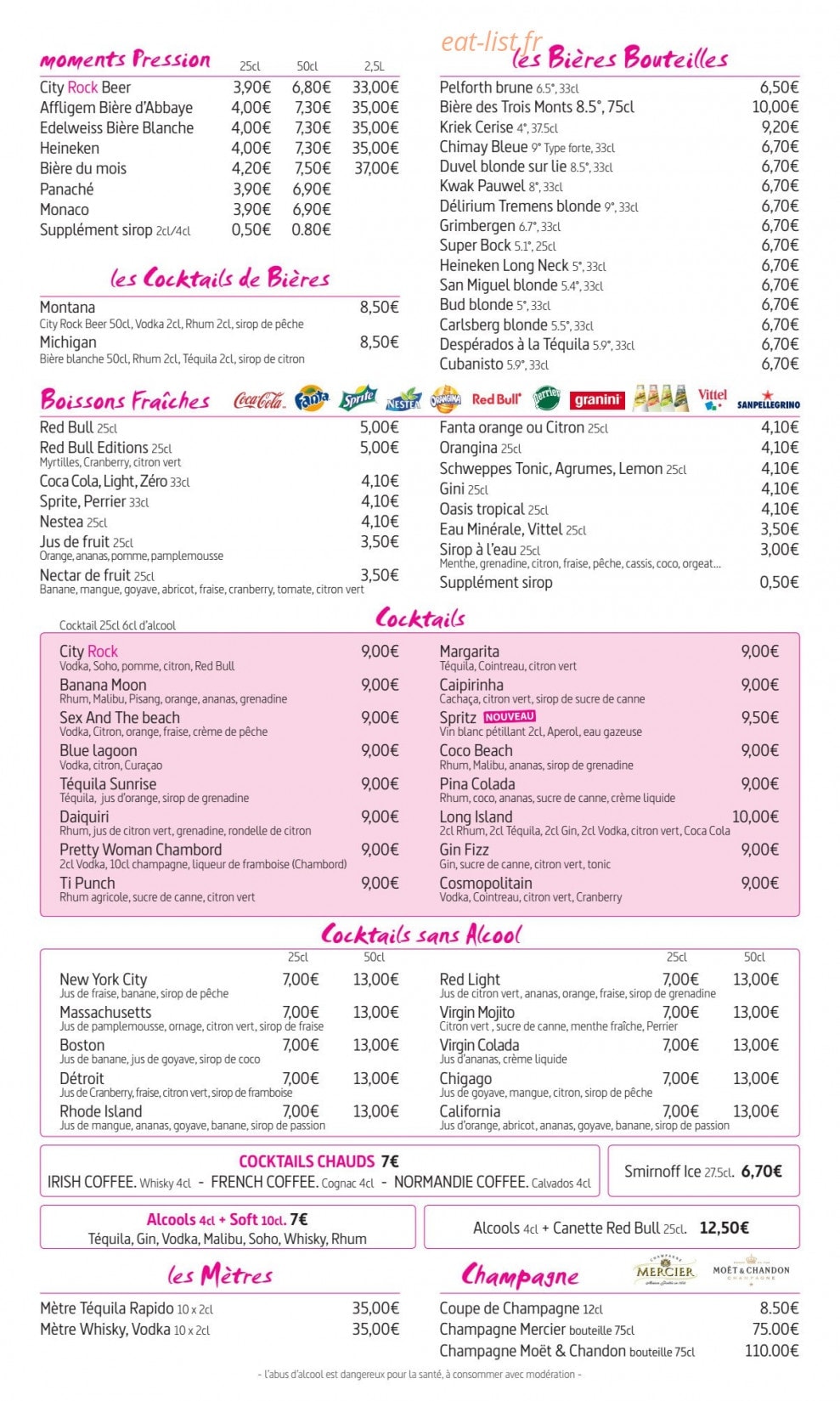 City Rock — carte page 14