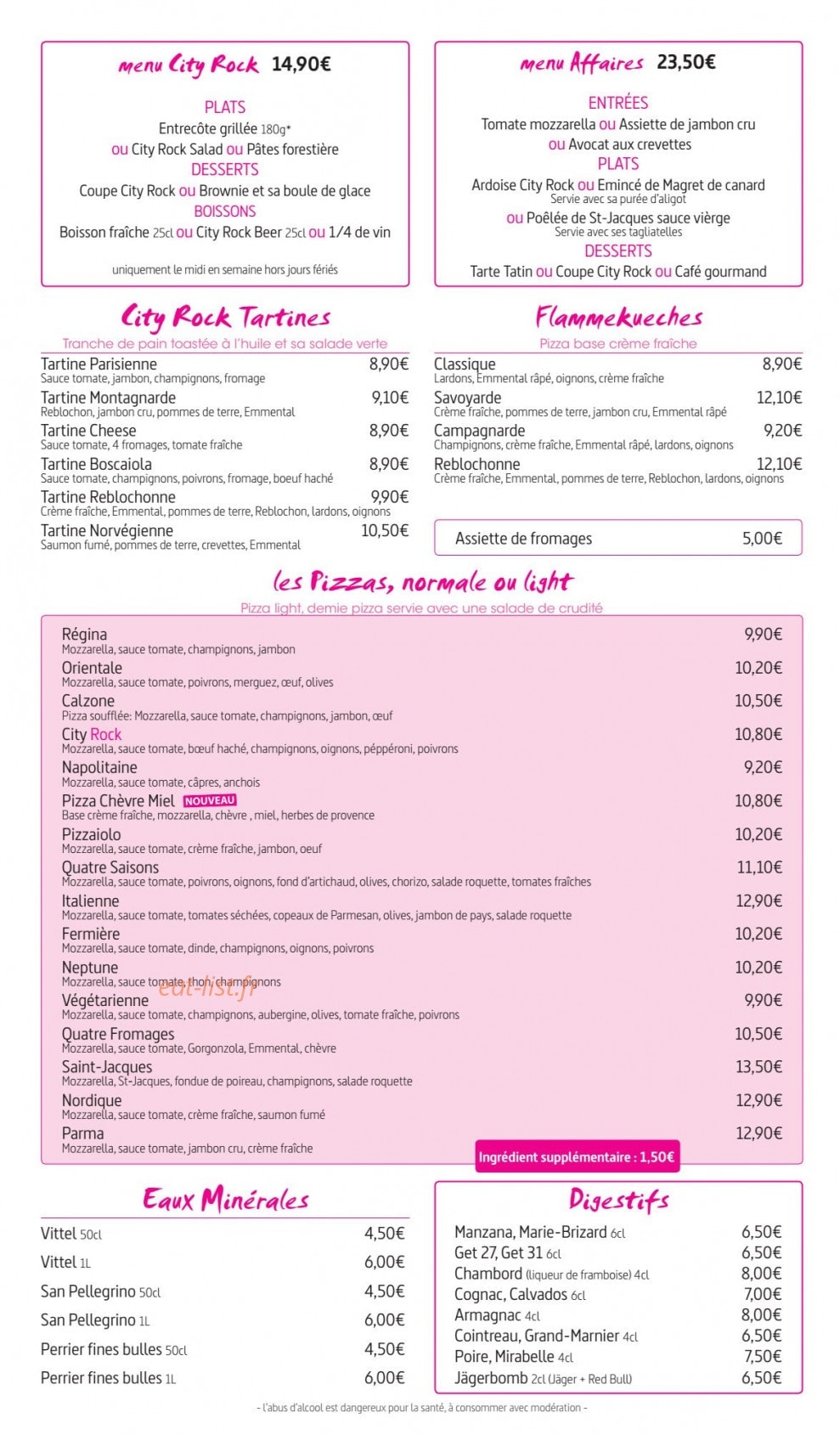 City Rock — carte page 6