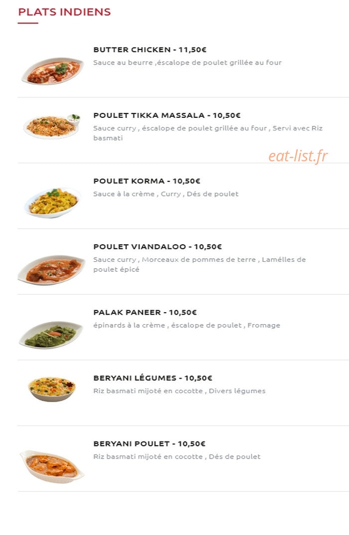 Food Station — carte page 12