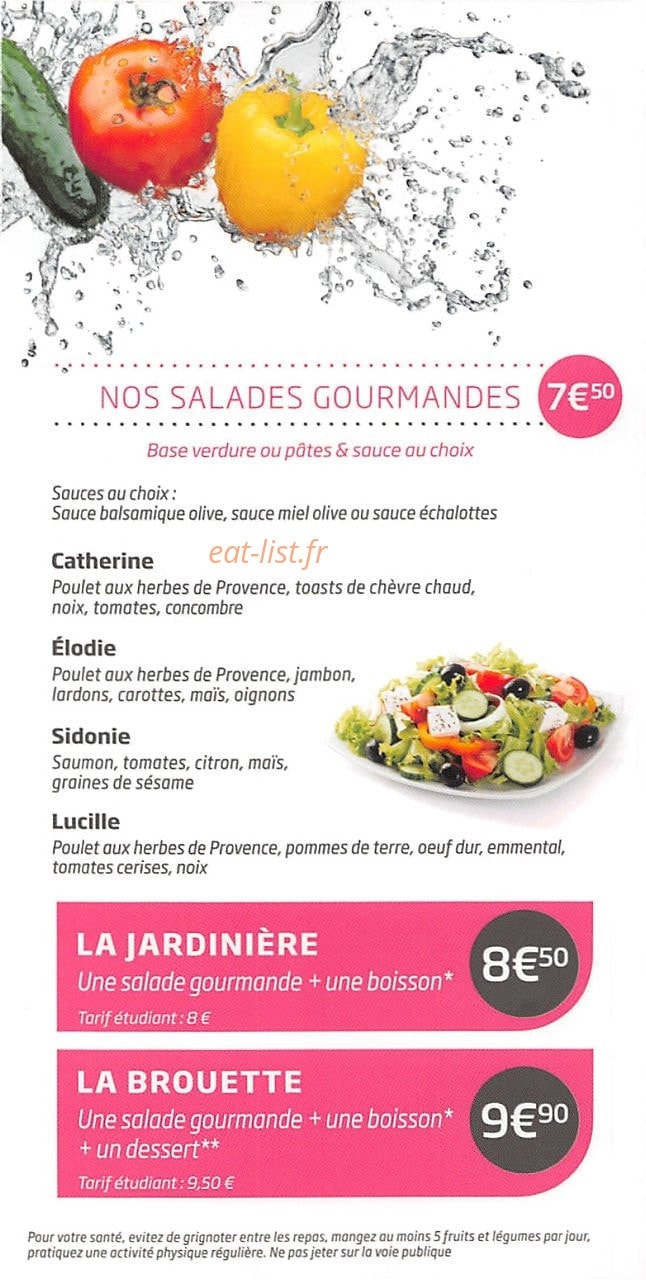 Fresh & Cie — carte page 3