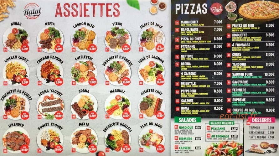 Istanbul Grill — carte page 3