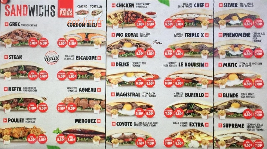 Istanbul Grill — carte page 2