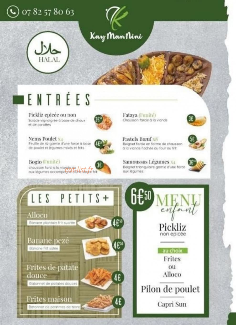 Kay Man Nini — carte page 1