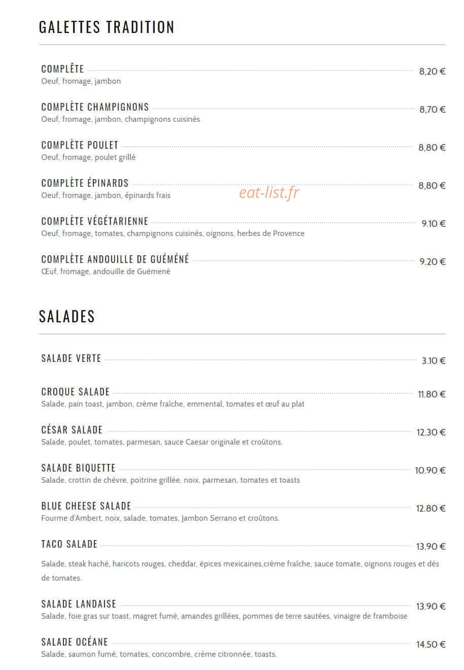 Label — carte page 3