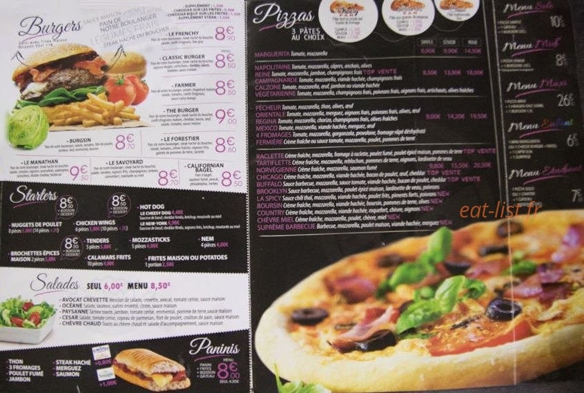 Le time square — carte page 2