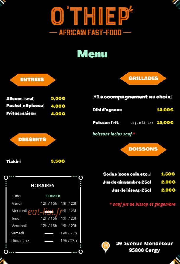 O'Thiep — carte page 1
