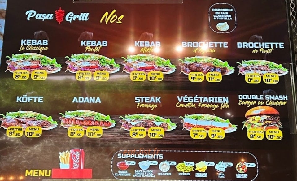 Pașa Grill — carte page 3