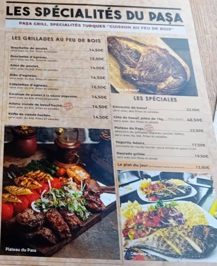 Pașa Grill — carte page 5