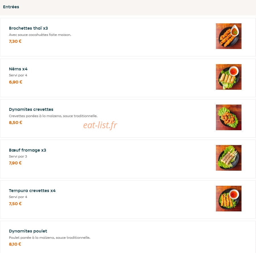 Phuket Wok — carte page 2