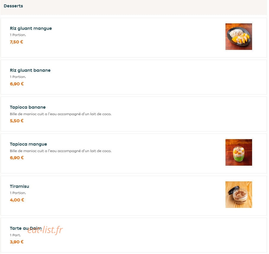 Phuket Wok — carte page 3