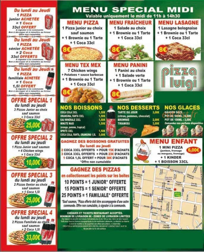 Pizza Luigi — carte page 4