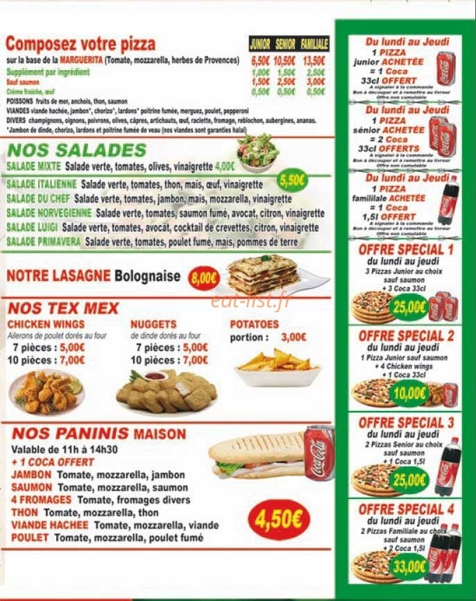 Pizza Luigi — carte page 3