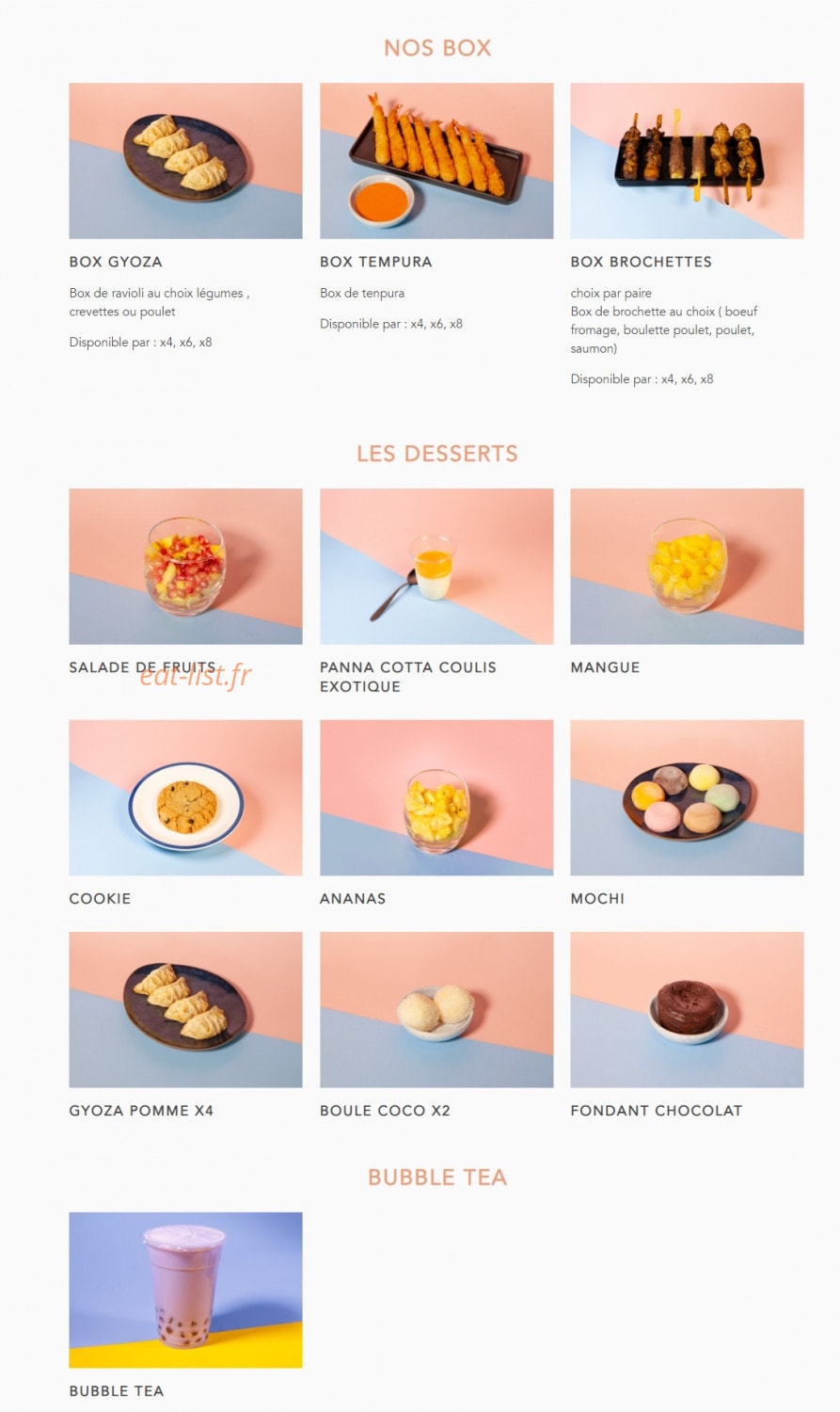 Poké Rolls — carte page 3