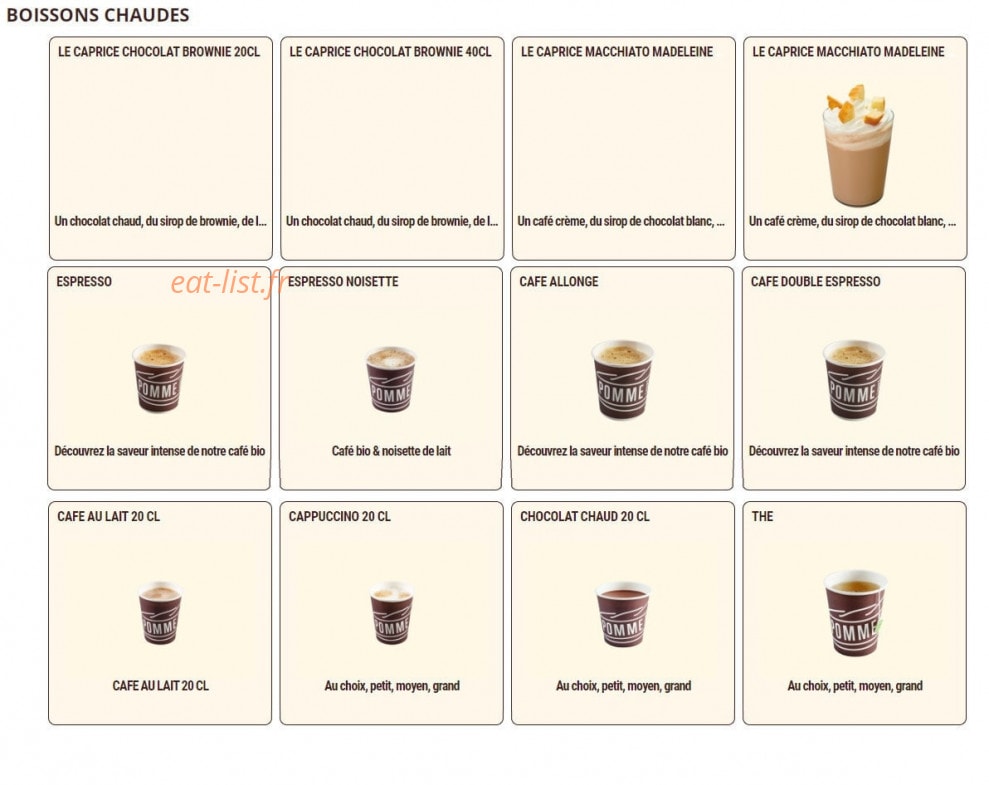 Pomme de Pain — carte page 9