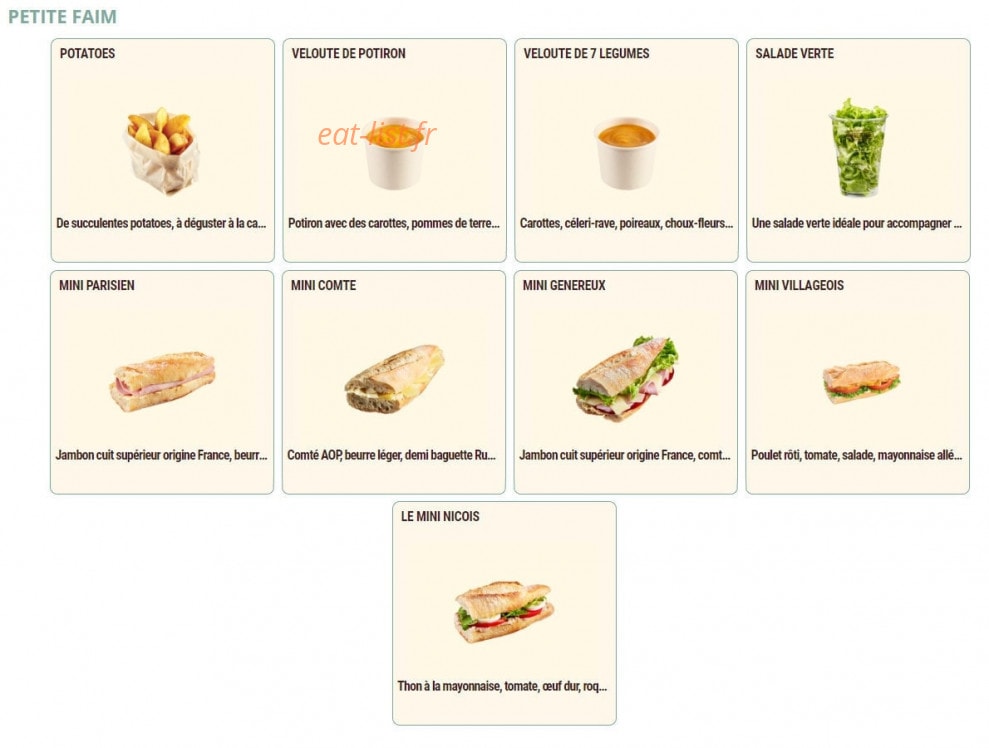 Pomme de Pain — carte page 7