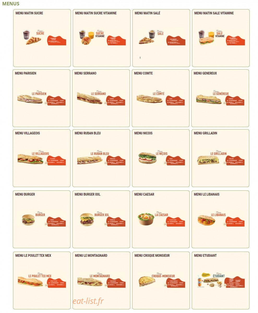 Pomme de Pain — carte page 3