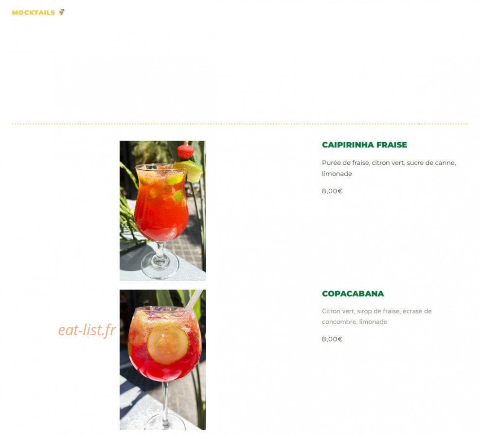 Rodizio Brazil — carte page 3